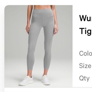 lululemon athletica Gray Leggings